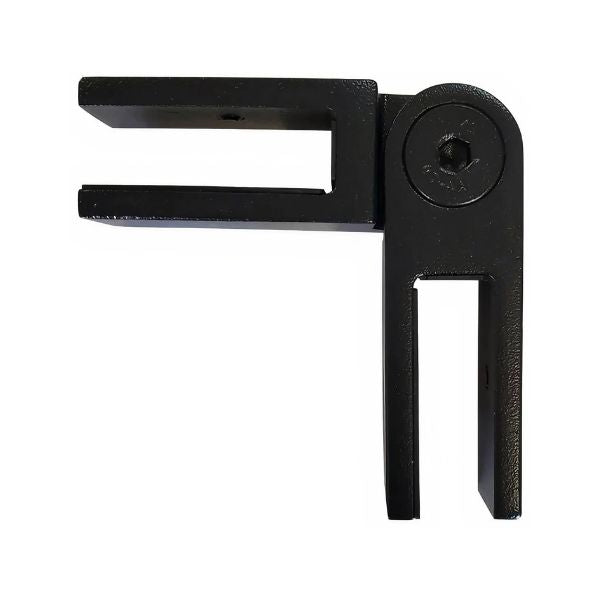 Glass-to-Black Glass Adjustable Bracket By GV Hardware