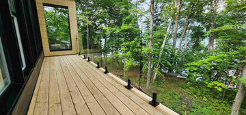 Frameless tempered glass fence panels - GV Hardware