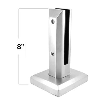 2205 Duplex Glass Railing Spigot for Stairs – 8 in (203 mm)